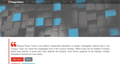 Desktop Screenshot of mosqueprayertimes.com